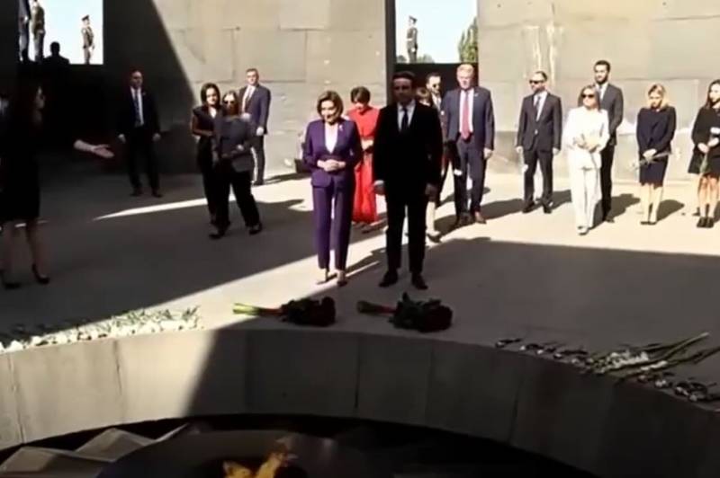 Прибывшая в Ереван Нэнси Пелоси осудила Азербайджан и пообещала оказать поддержку Армении