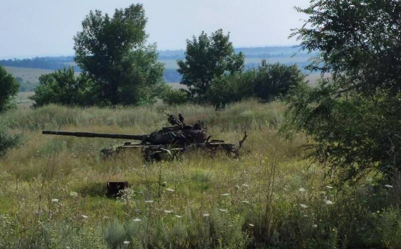Попытка атаки ВСУ в районе Посад-Покровского закончилось полным разгромом наступающих подразделений