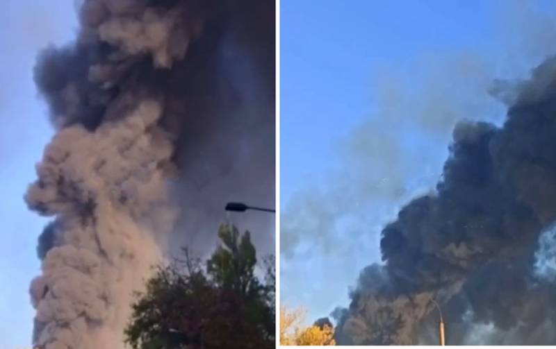Ракетным ударом поражён объект энергетики в Днепропетровске