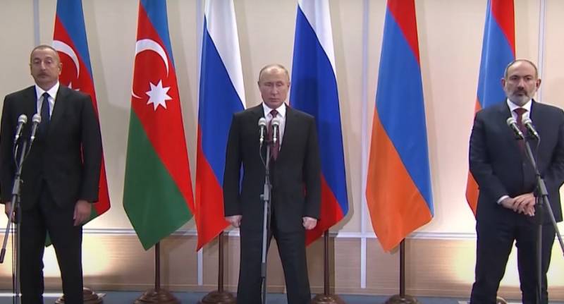 Лидеры России, Азербайджана и Армении встретятся в Сочи 31 октября