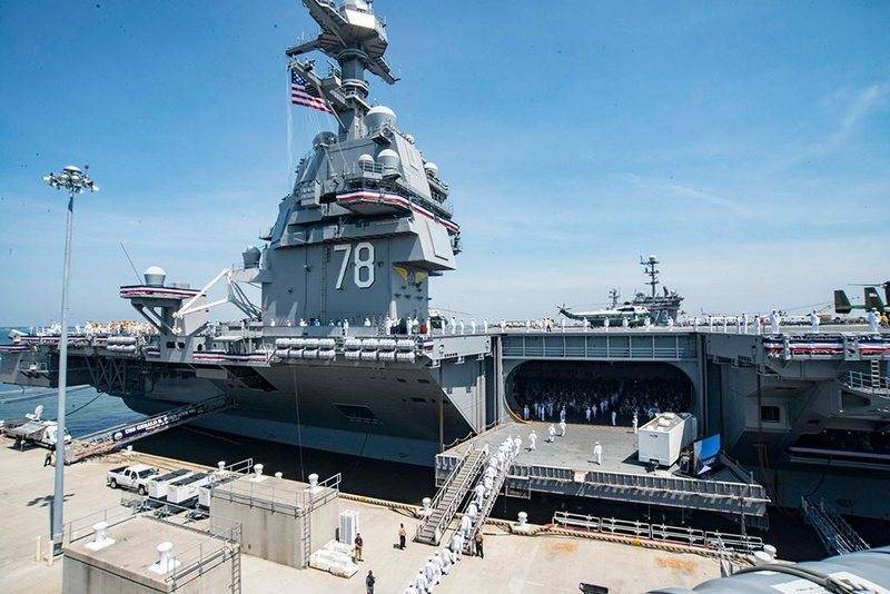 Командование ВМС США усиливает военное присутствие в Европе второй АУГ во главе с авианосцем USS Gerald R. Ford