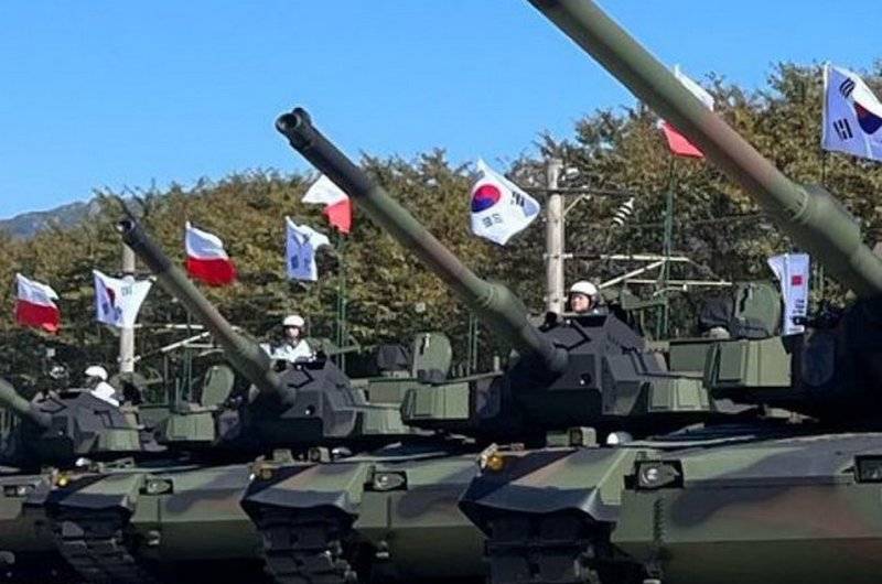 Южная Корея готова к поставке в Польшу первой партии САУ K9A1 Thunder и танков K2 Black Panther
