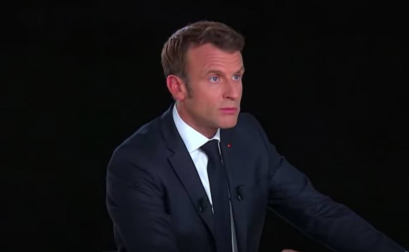 Макрон заявил, что Франция не станет применять ЯО в случае ядерного удара по Украине