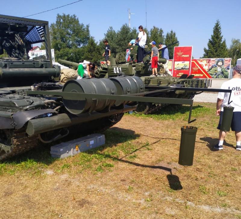 Т-72 с «козырьком» и «печками»