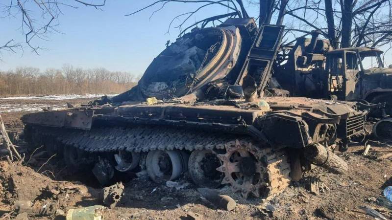 Потерянный Т-80УМ-2 в Сумской области. Источник: dzen.ru