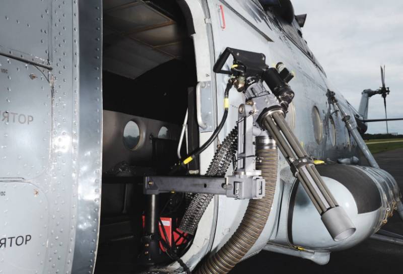 Вертолёты Ми-171 армии Перу переходят на 6-ствольные вращающиеся пулемёты с электроприводом