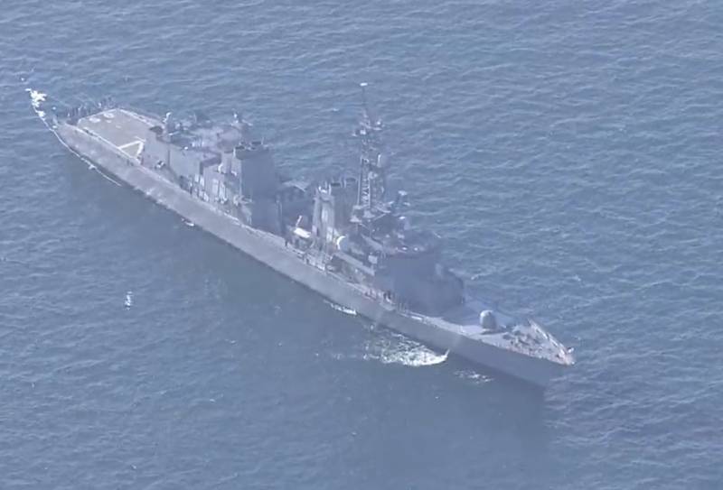 СМИ Японии: Определён характер повреждений японского эсминца «Инадзума», потерявшего ход