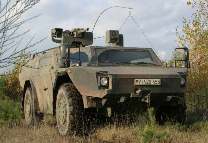 ВСУ получили немецко-нидерландские бронированные разведывательные машины Fennek