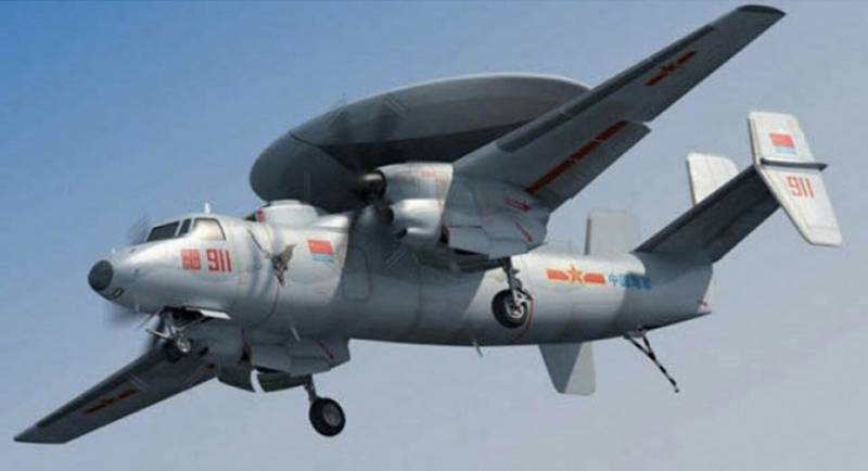 Китайская палубная авиация ДРЛО и БПЛА радиолокационной разведки