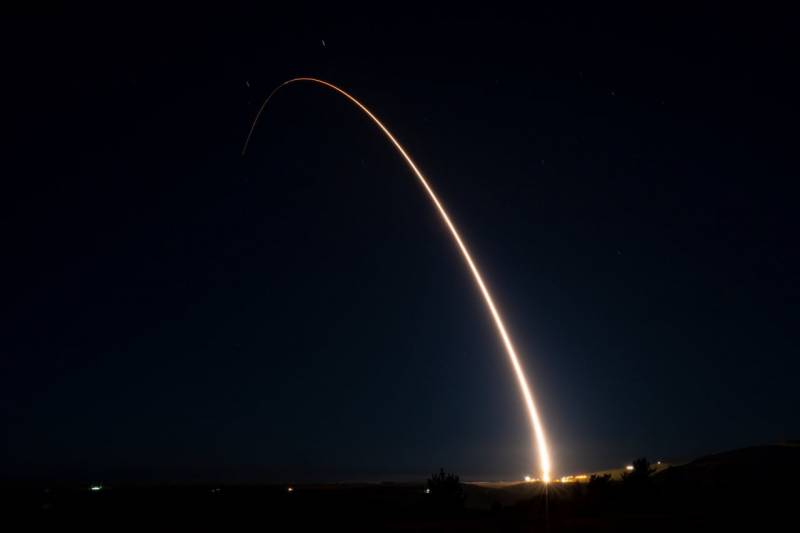 США провели очередное испытание межконтинентальной баллистической ракеты Minuteman III