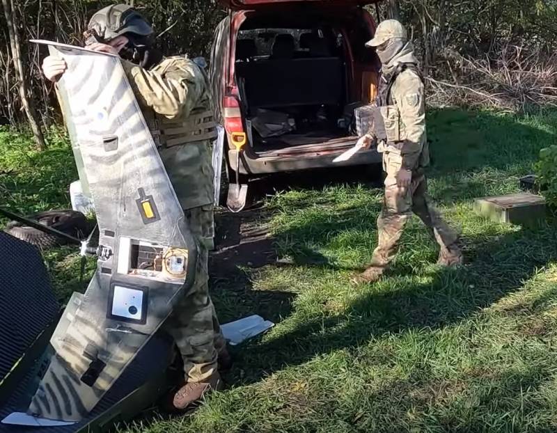 Российский пограничник сбил украинский БПЛА «Валькирия» из автомата