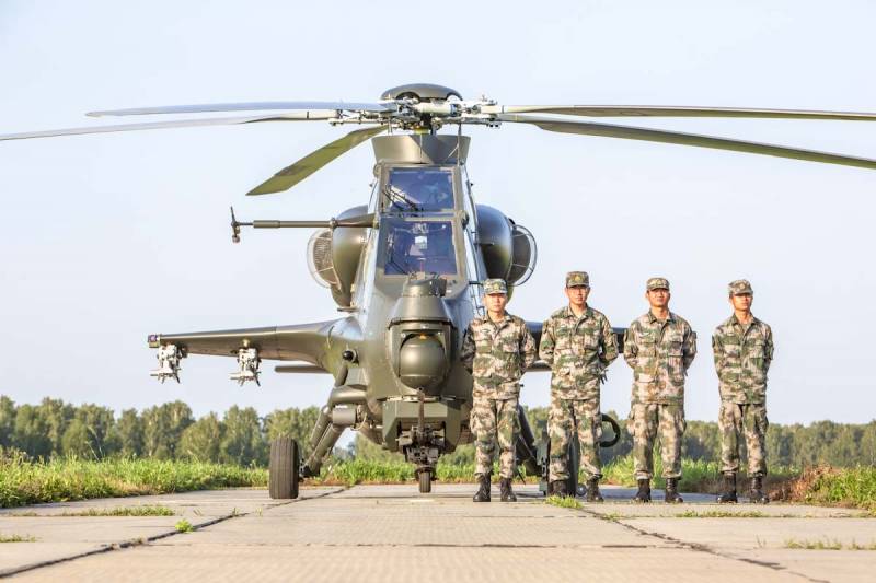 Китай продолжает разработку нового боевого вертолета