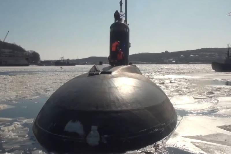 Подлодка «Петропавловск-Камчатский» провела пуск ракеты «Калибр» по береговой цели