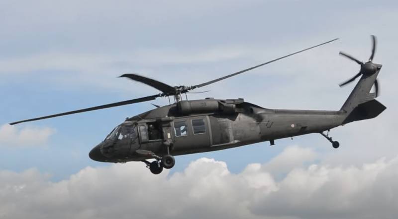 В США в результате столкновения упали два вертолёта Black Hawk