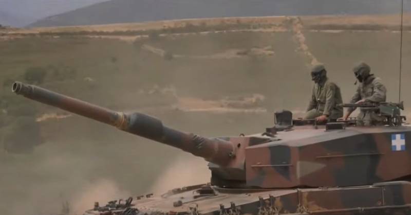 В сеть попали кадры новой динамической защиты танков Leopard 2 греческой армии