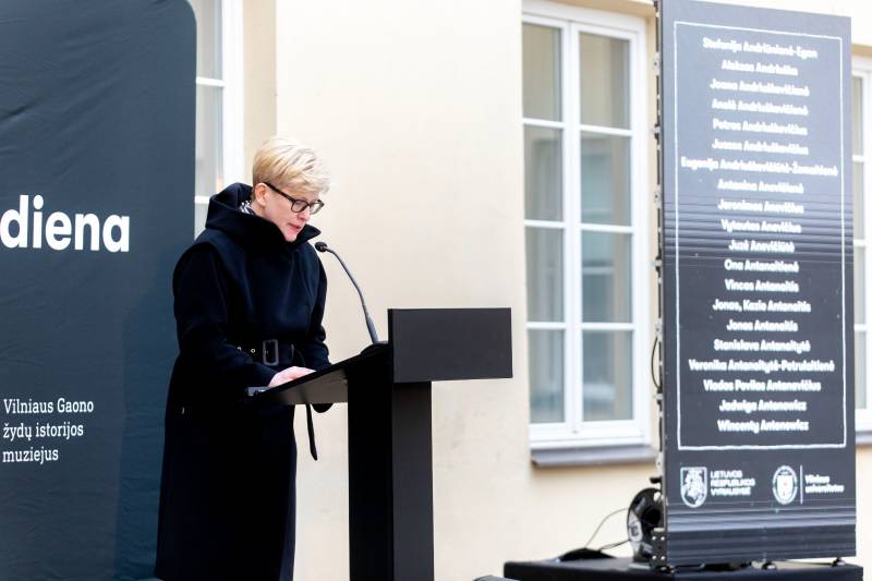 Премьер-министр Литвы: Прохождение теста на знание государственного языка нашей страны для украинцев недопустимо