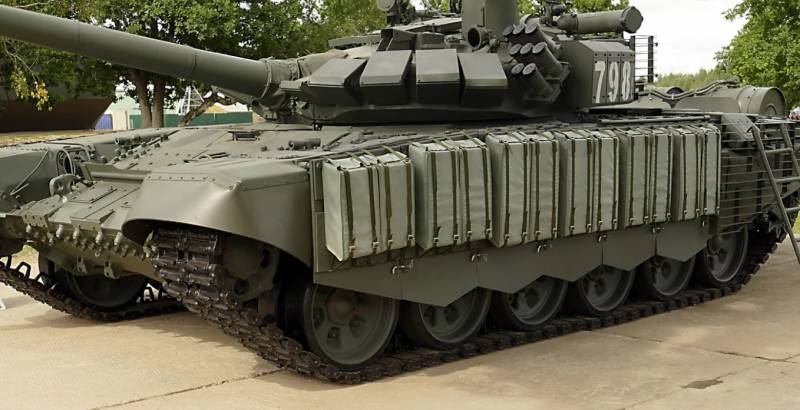 Т-72Б3 образца 2016 года с динамической защитой в мягком корпусе