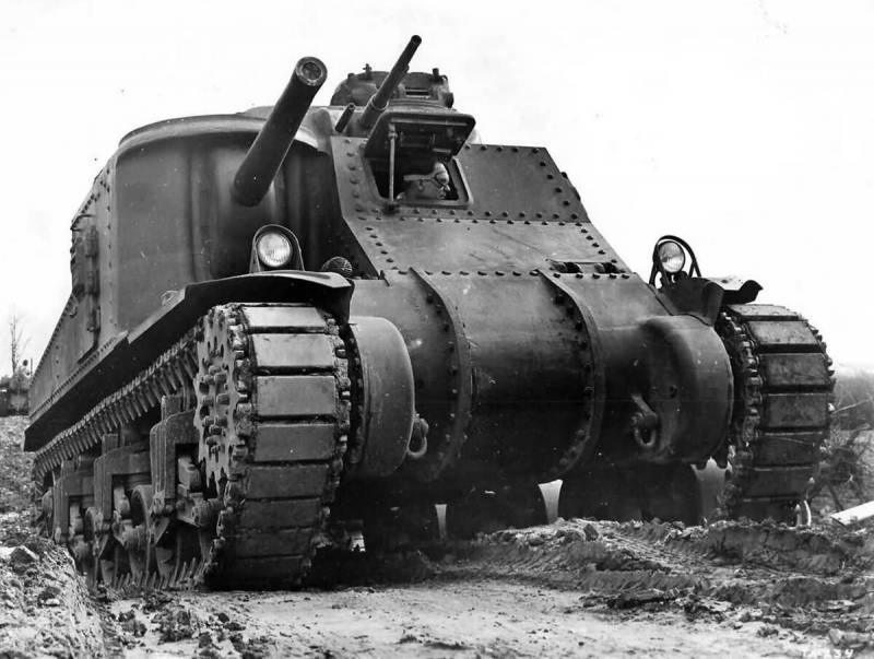 М3 «Ли»: боевое применение американского трехбашенного танка