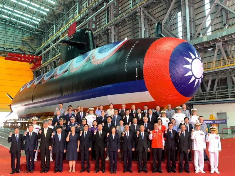 Тайвань построил свою первую подводную лодку