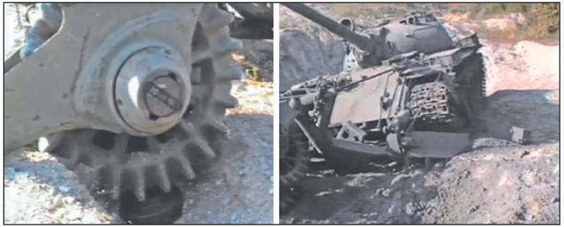 Продолжение мучений «старичка»: что делают мины с танком Т-54